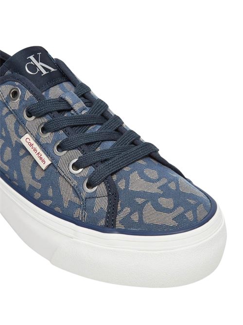 Sneaker blu donna in tela Calvin Klein Jeans | YW0YW019650G0